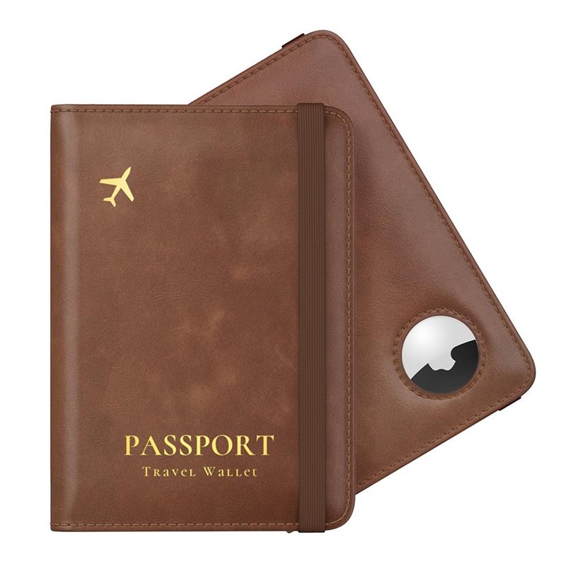 Travel Accessories Wallet - ABRT-Paspoorthouder met RFID-blokkering voor Airtag, slanke