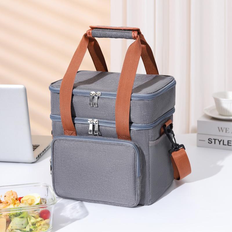 Travel Accessories Officeworks - Thermische lunchtas, draagbare geïsoleerde koeltas, picknickvoedselcontainer,