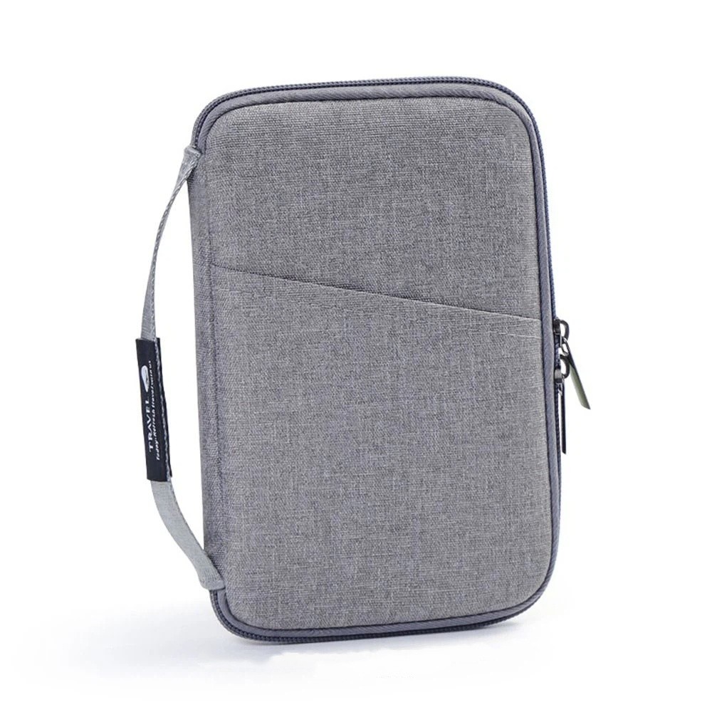 Travel Accessories Wallet - Reisaccessoires Reisportemonnee Tickethouder OX-stof Familiepaspoorthouder Rits