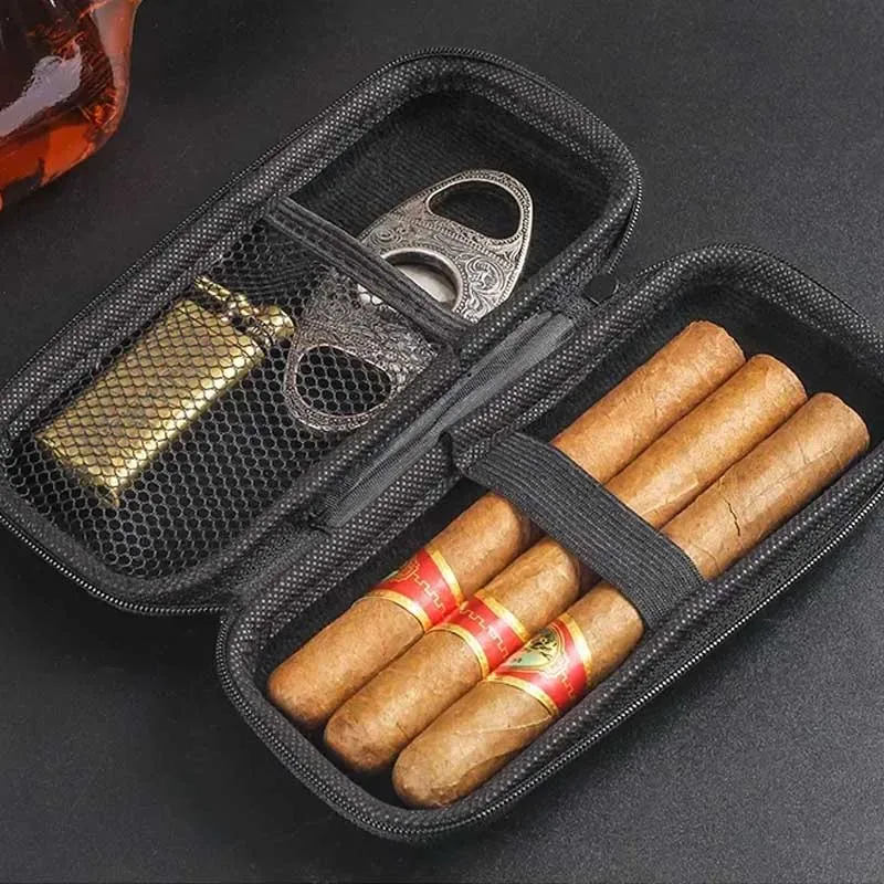 Travel Packing Accessories - Draagbare sigarenkoffer van EVA, lichtgewicht reistas