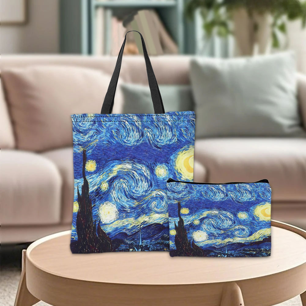 Travel Packing Accessories - Van Gogh-serie draagtas Cosmetisch etui Olieverfschilderij