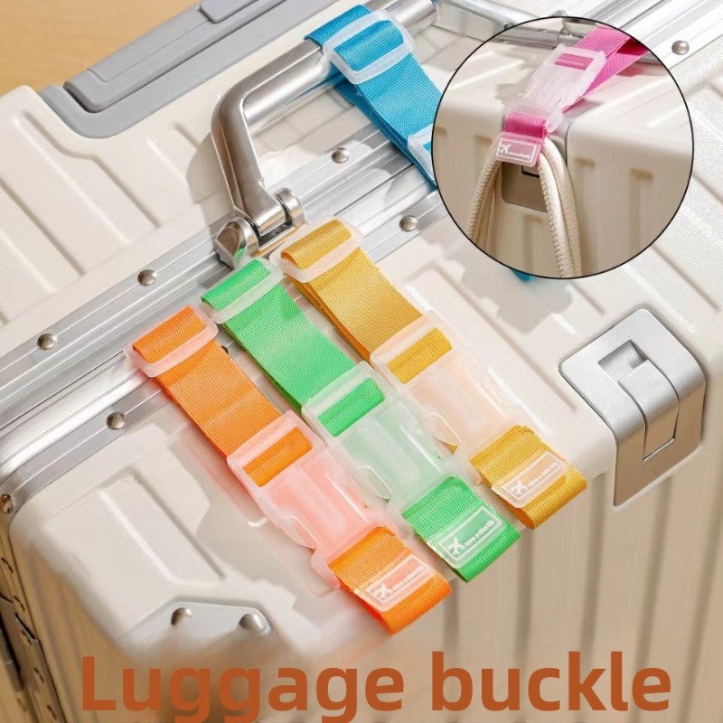 Luggage Strap Belt - 5 stuks willekeurige kleur verstelbare bagageverbindingsriem