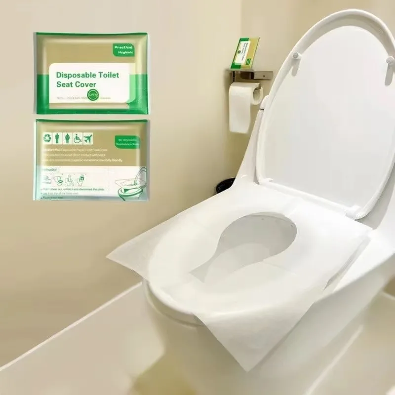 Travel Accessories Kit - 1-10 Wegwerp doorspoelbare toiletbrilhoezen, draagbaar voor