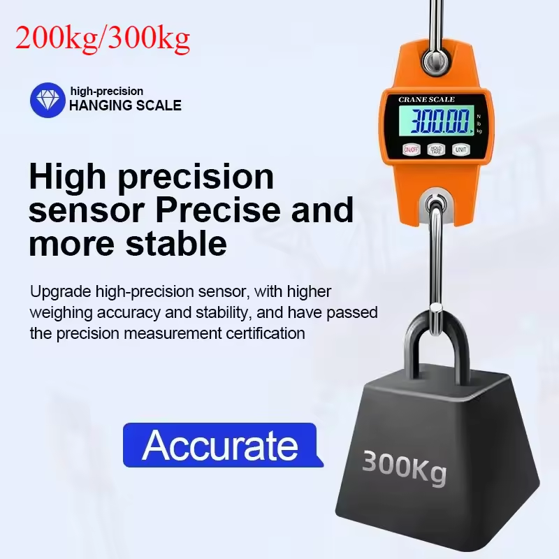 Luggage Scale Hanging - Multifunctionele digitale hangweegschaal 200/300KG LCD draagbare