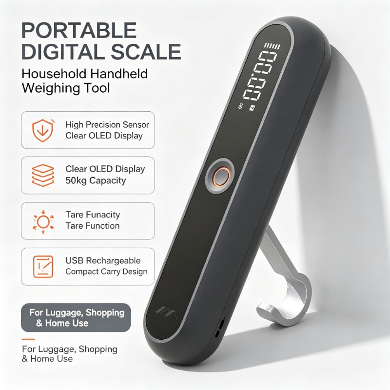 Luggage Scale Hanging - JIMIHOME Huishoudelijke LCD Digitale Elektronische Bagageweegschaal