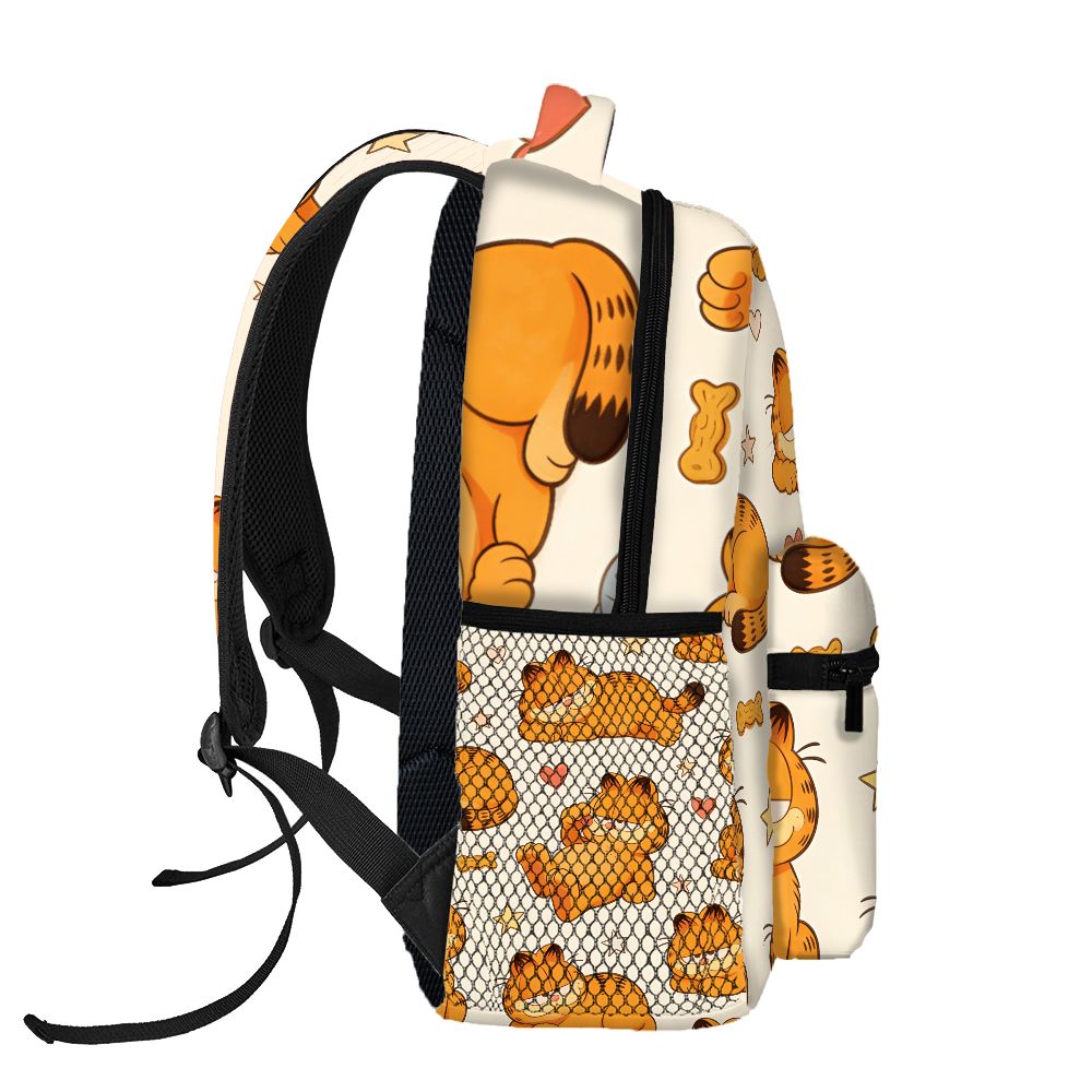 Travel Packing Accessories - Grappige luie Garfield-rugzak met ster-hartprint Leuke