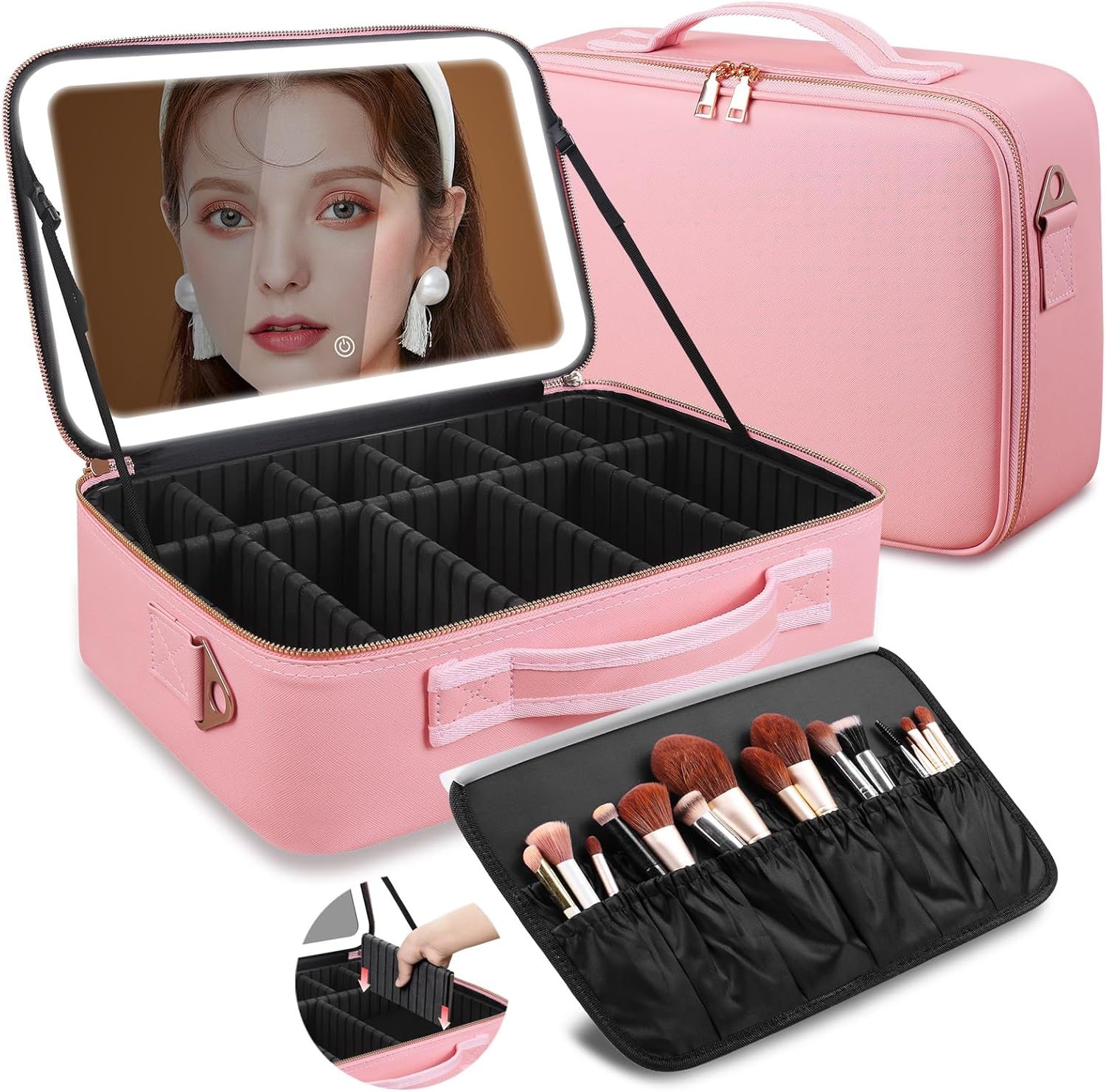 Travel Packing Accessories - Grote capaciteit make-up tas 15''x11'' met