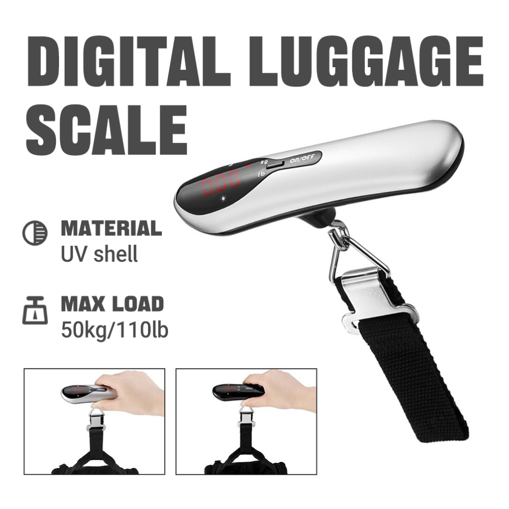 Draagbare digitale bagageweegs - Luggage Scale Hanging recensie en prijs