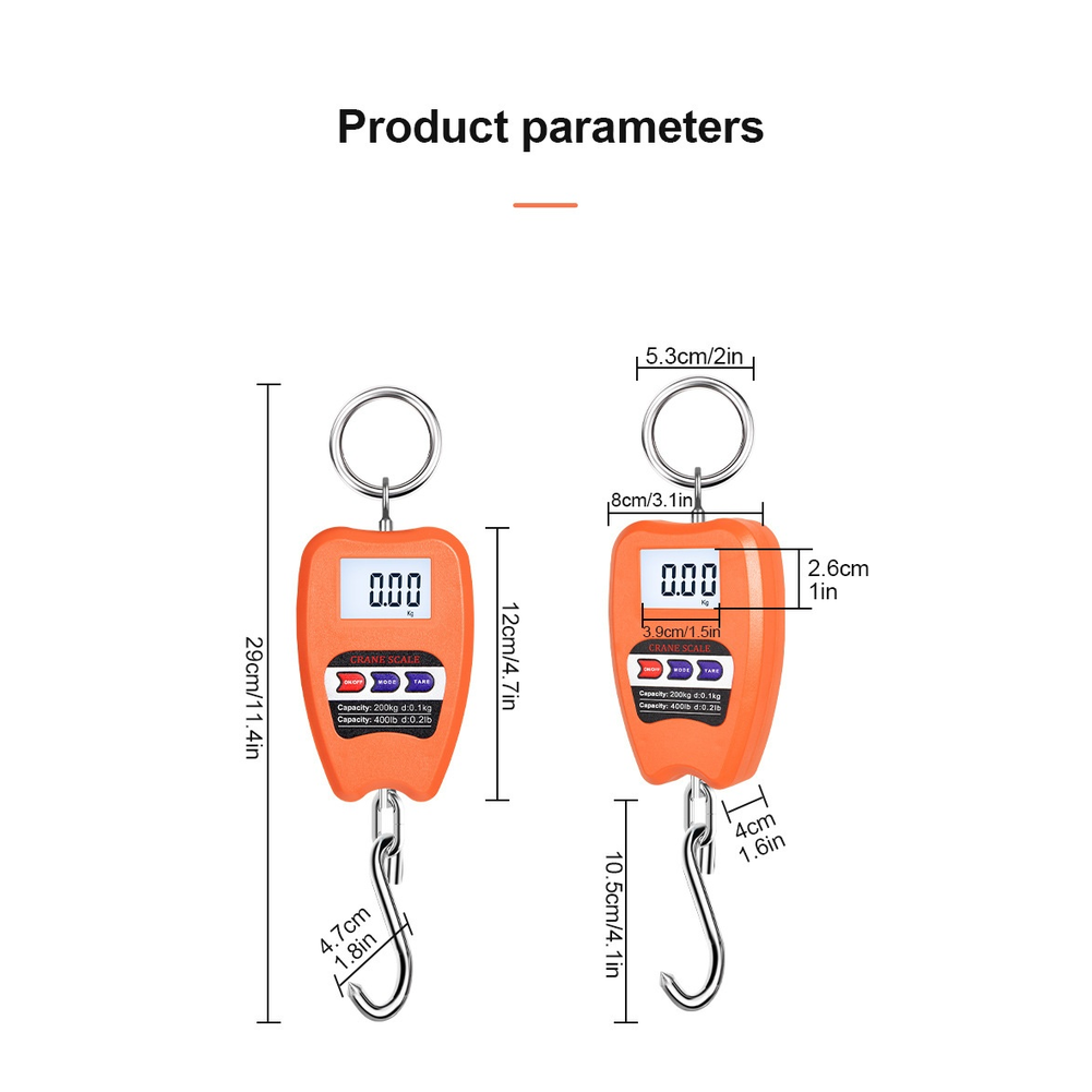 200kg Draagbare Elektronische  - Luggage Scale Hanging recensie en prijs