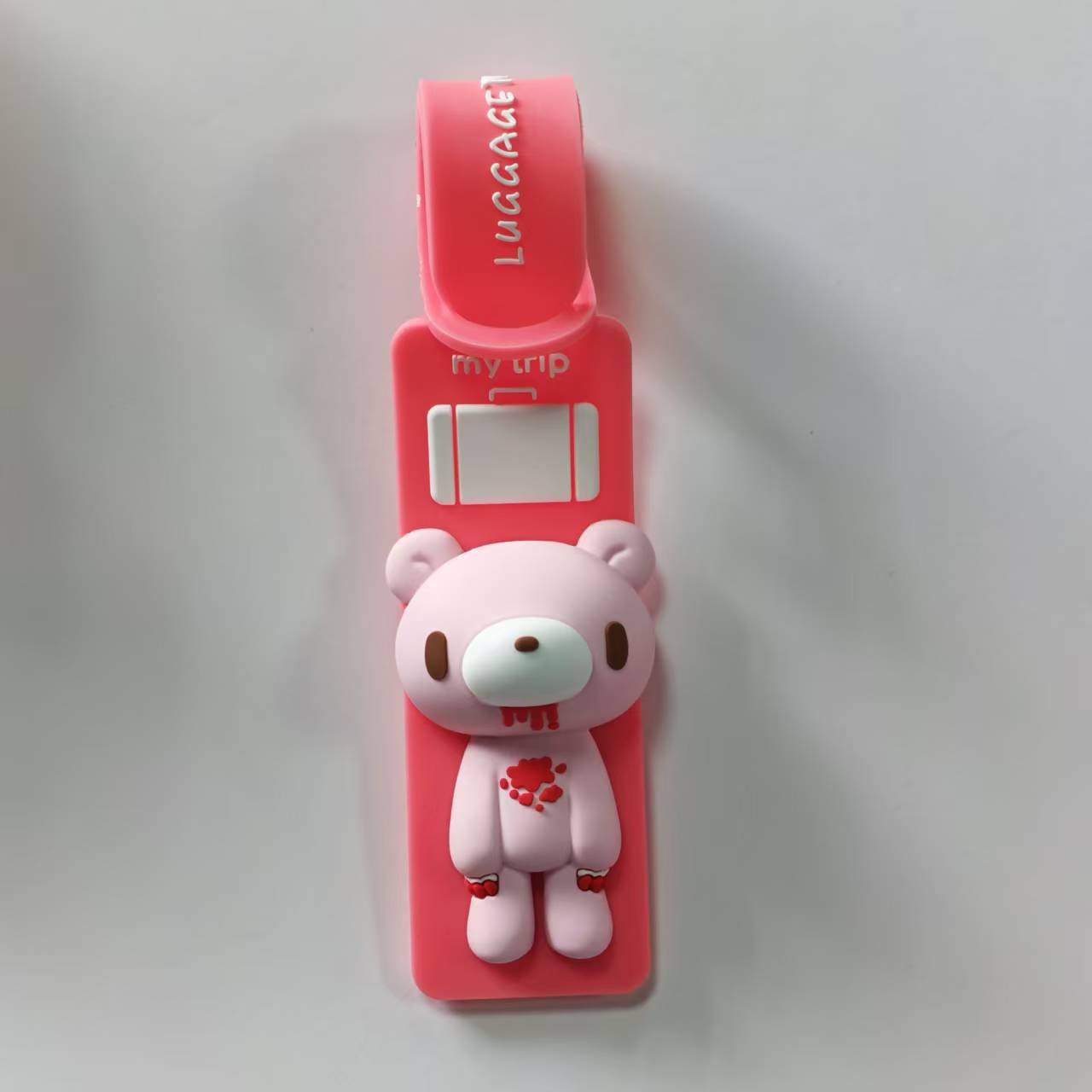 Schattige cartoon beer silicon - Luggage Strap Belt recensie en prijs
