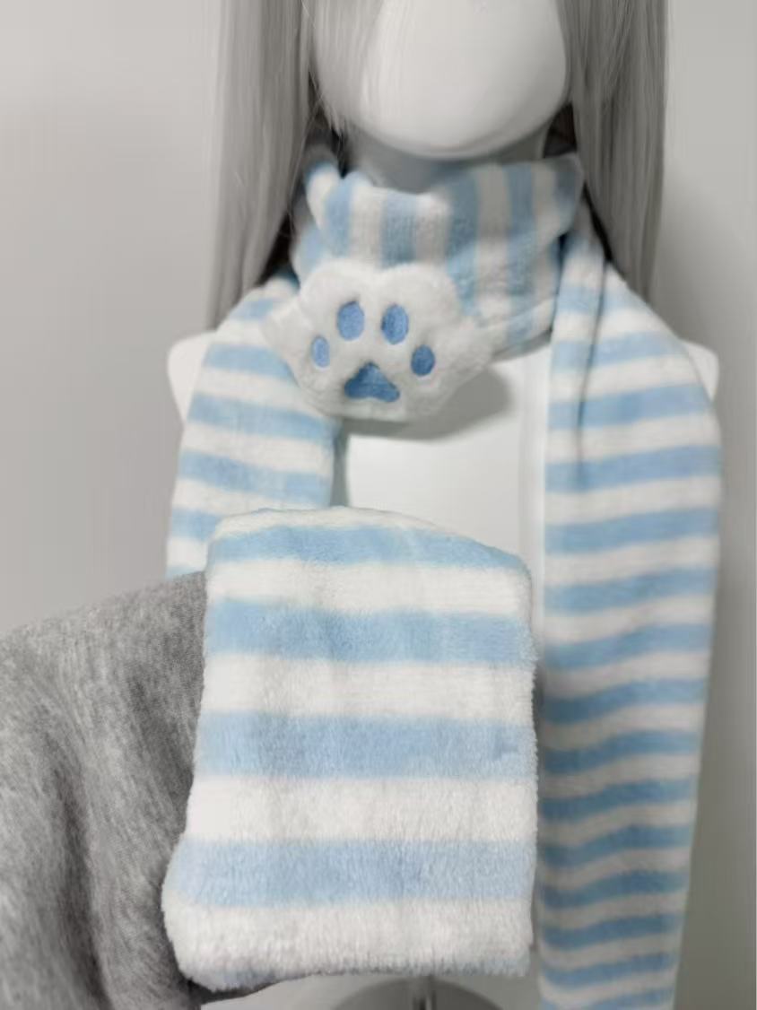 Kawaii gebreide sjaal kattenpo - Travel Accessories For Elderly recensie en prijs