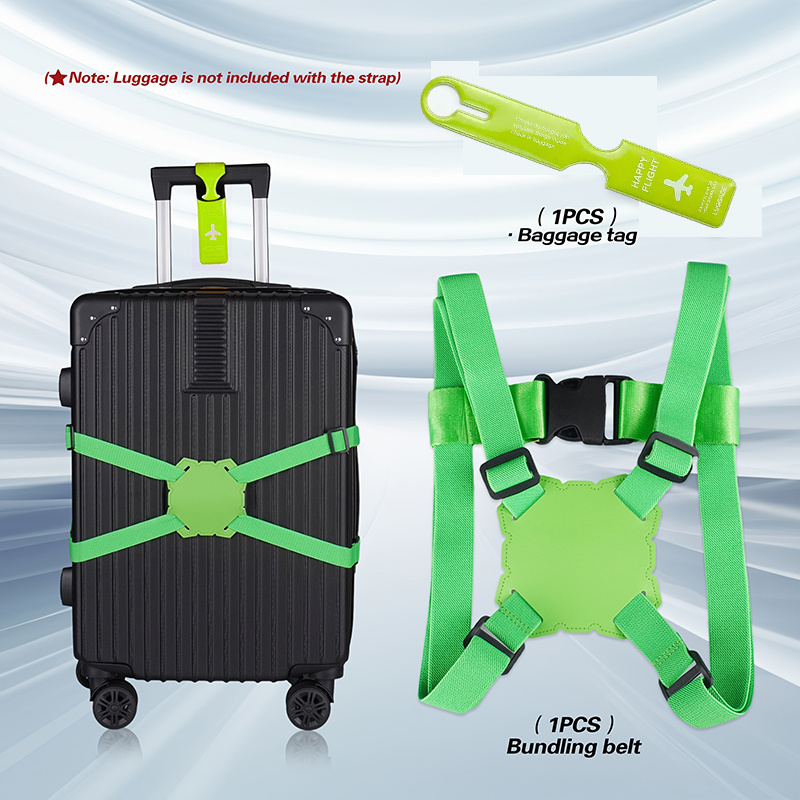 2-delige set bagageriemen + ba - Luggage Strap Belt recensie en prijs
