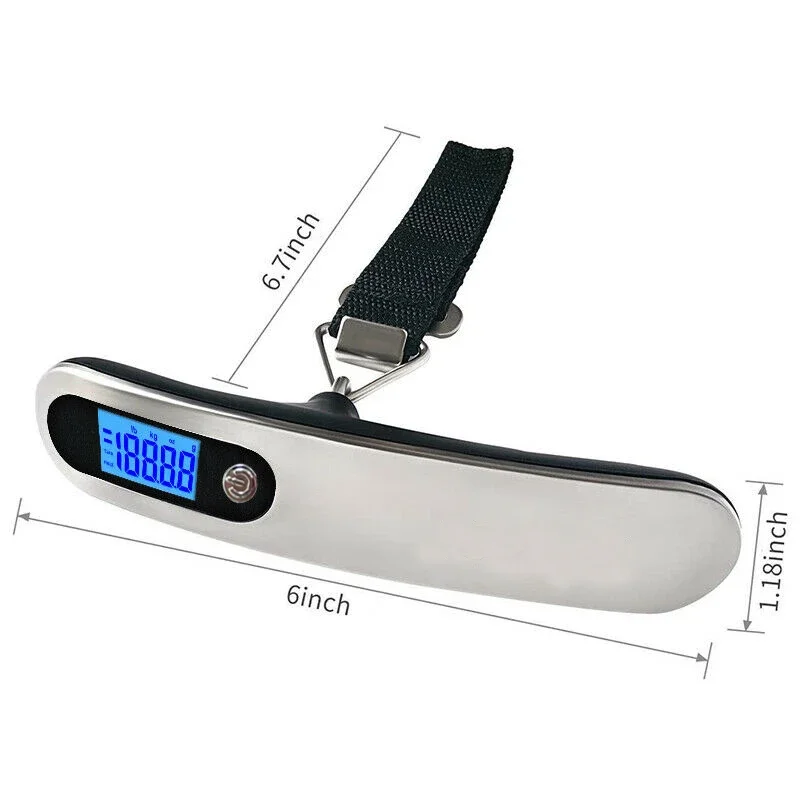 Draagbare 50kg 10g digitale we - Luggage Scale Hanging recensie en prijs