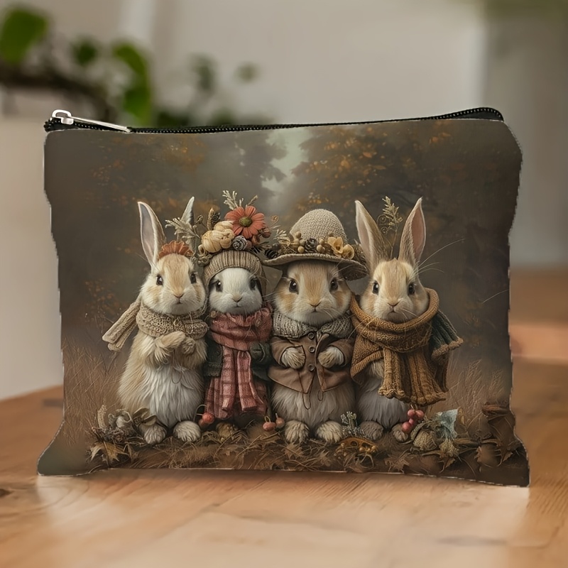 1pc Retro Paashaas Make-uptas  - Travel Accessories Needed recensie en prijs