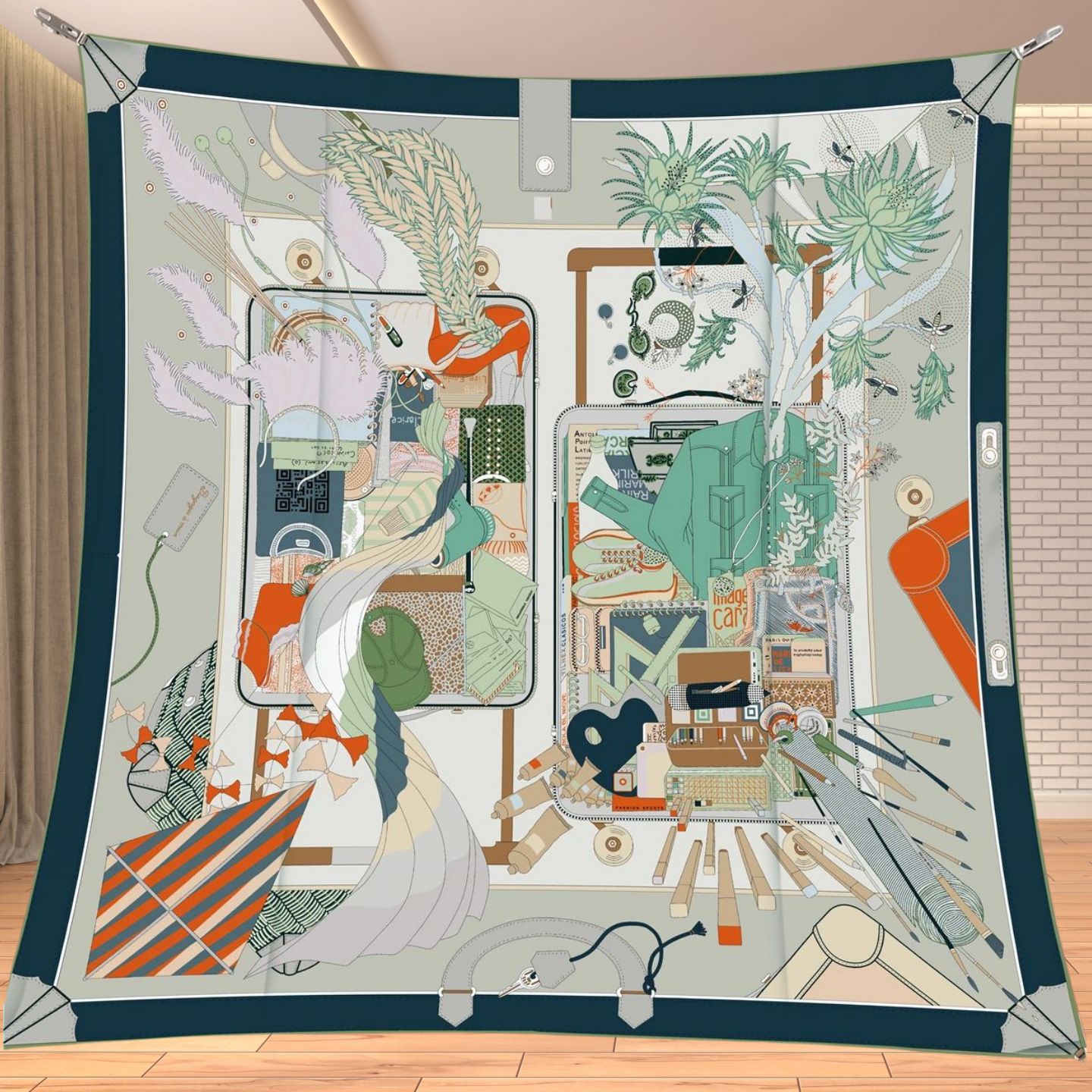 90cm Twill Zijdeachtige Vierka - Travel Accessories For Elderly recensie en prijs