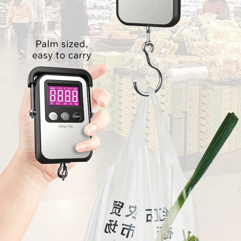 60kg/10g draagbare digitale we - Luggage Scale Hanging recensie en prijs