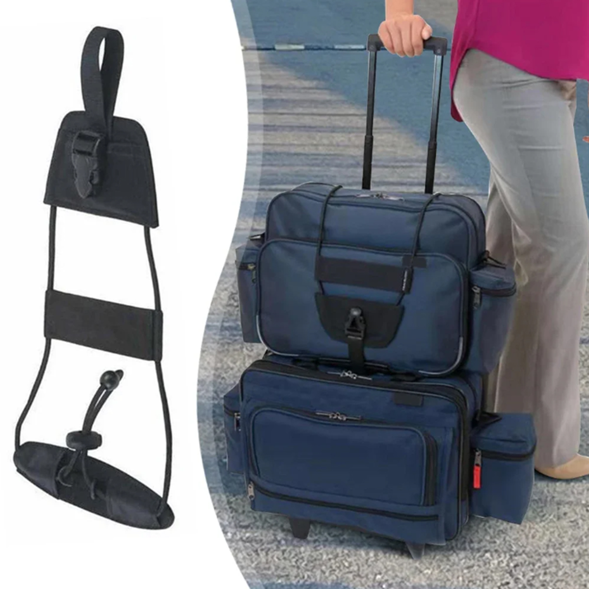 Reistasverbindingsriem, stevig - Luggage Strap Belt recensie en prijs
