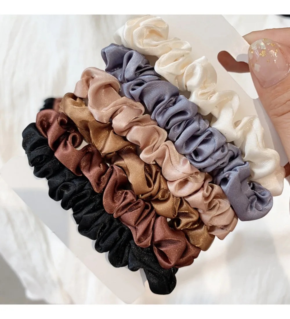 6 stuks zachte satijnen haarsc - Travel Accessories For Elderly recensie en prijs