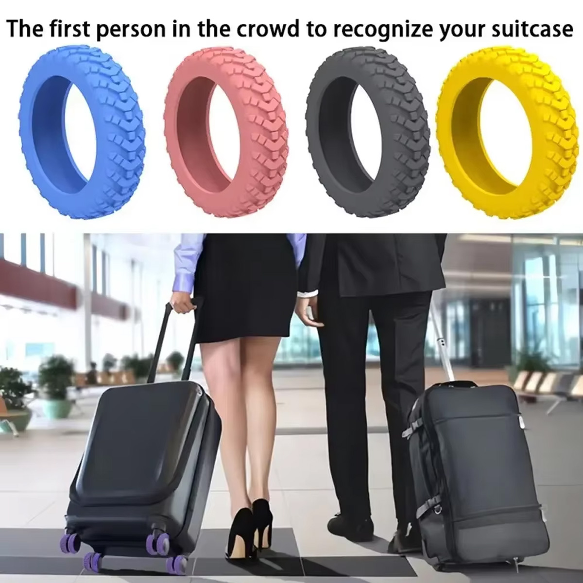 8-delige kofferwielbeschermers - Travel Accessories Needed recensie en prijs