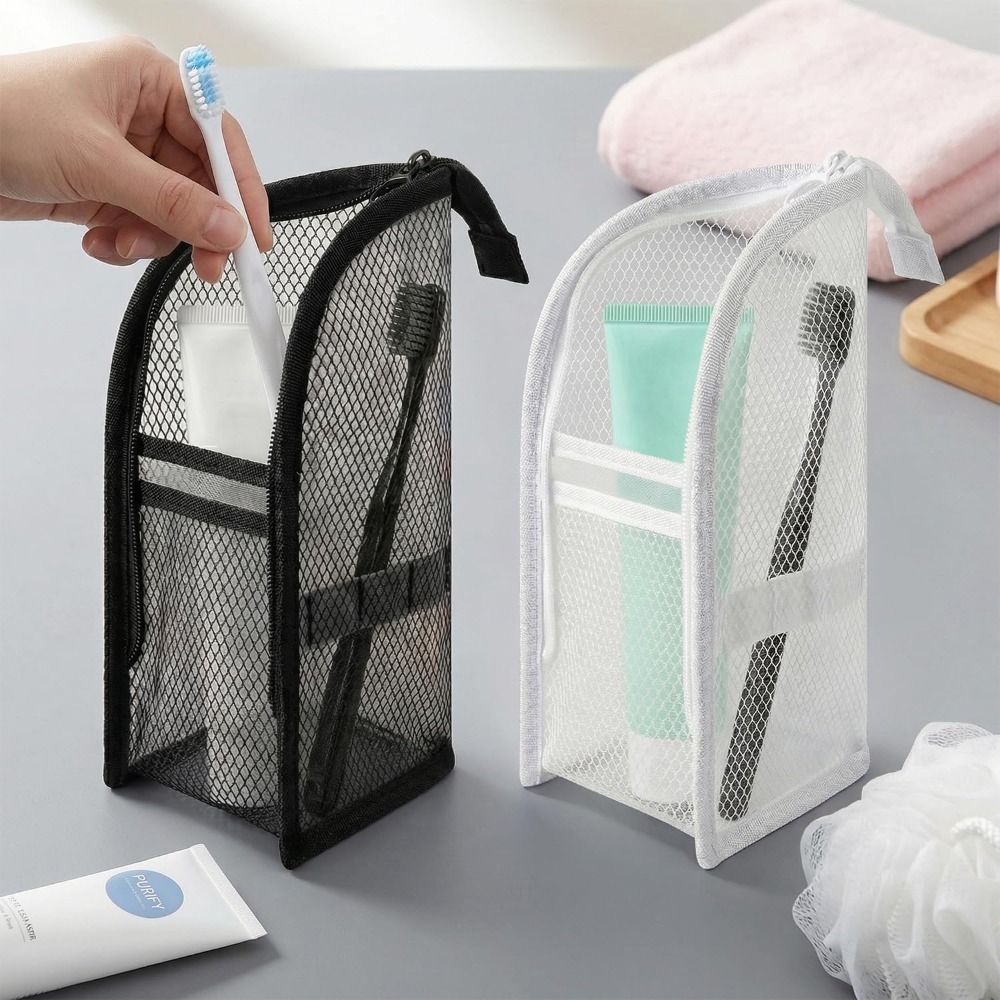 Mesh toilettas, ademend, sneld - Travel Packing Accessories recensie en prijs