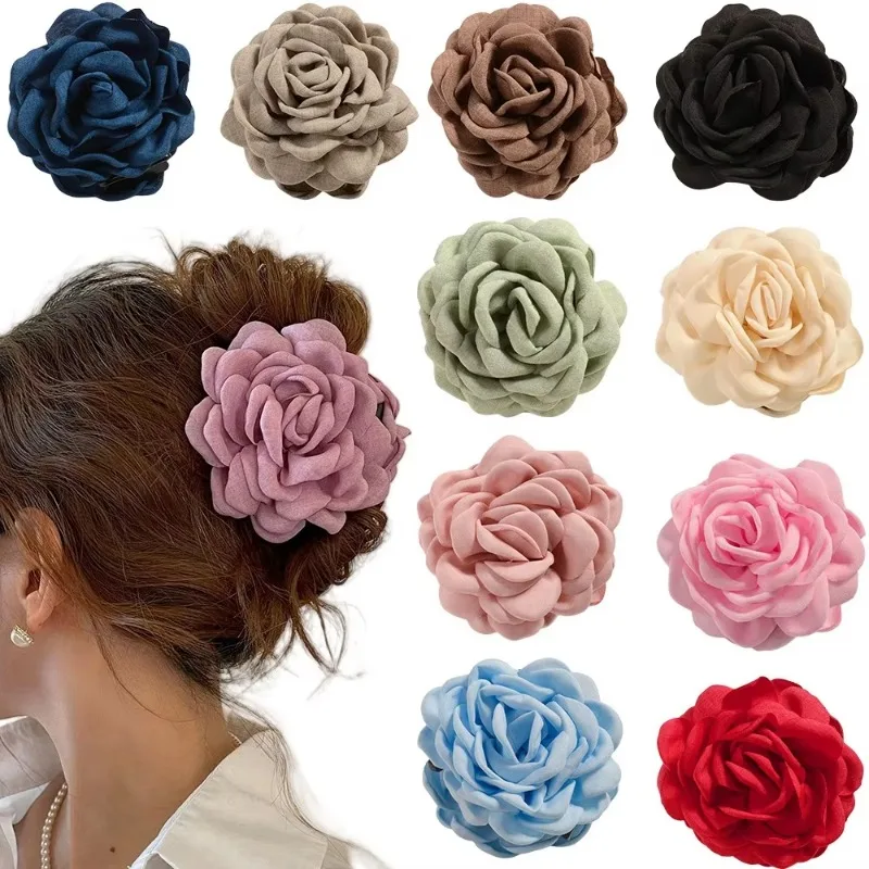 Franse Stof Rose Bloem Haar Kl - Travel Accessories For Elderly recensie en prijs