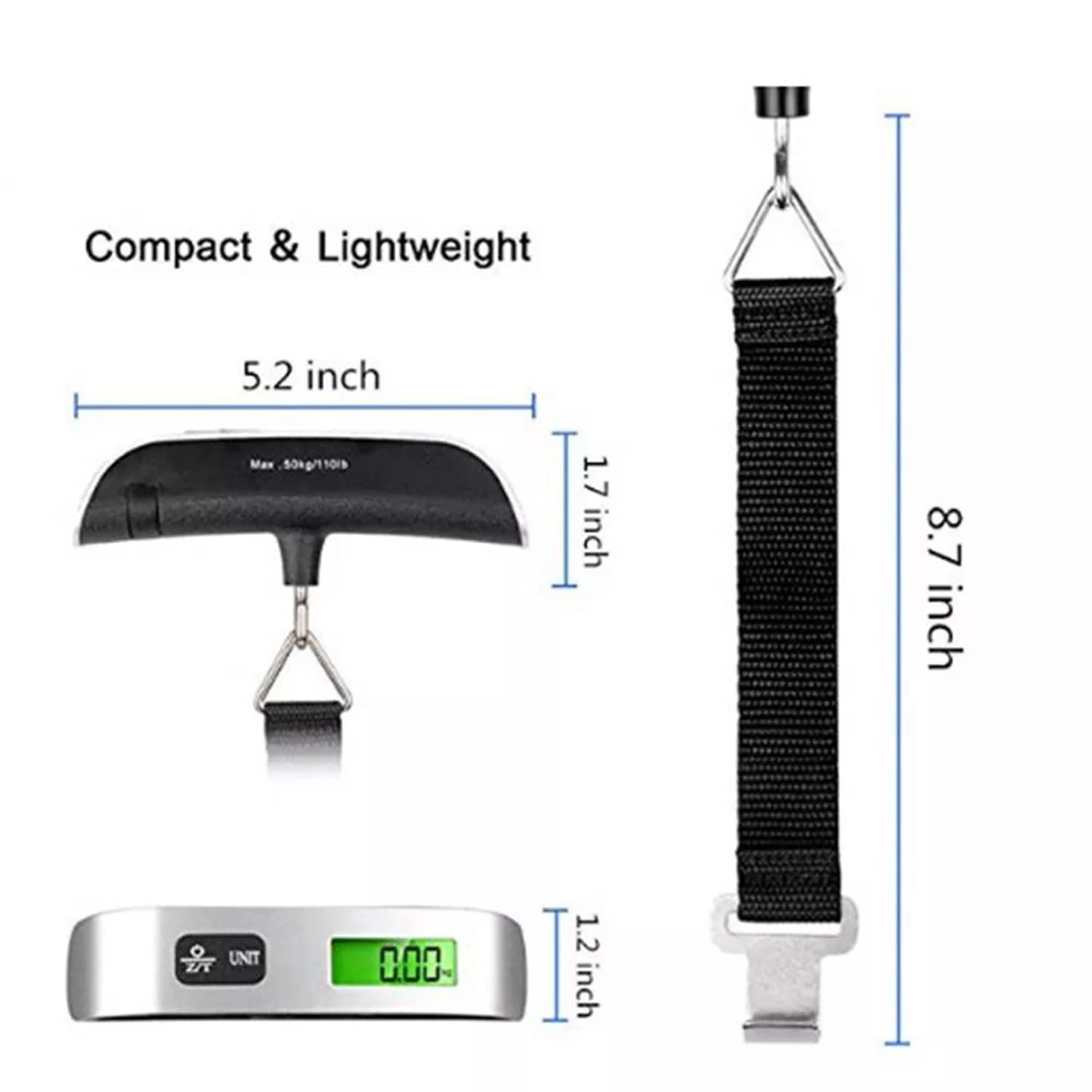 Bagage Schaal 110lb 50kg Digit - Luggage Scale Hanging recensie en prijs
