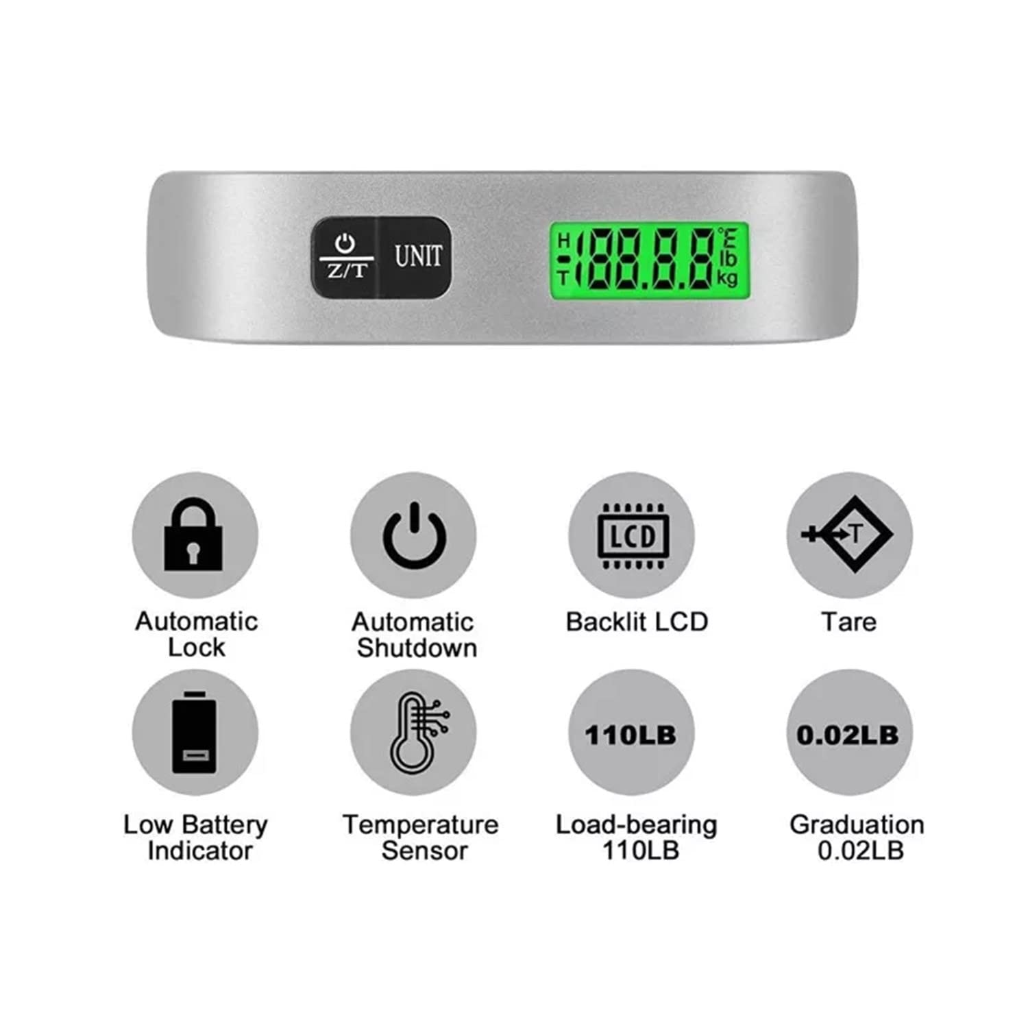 Bagage Schaal 110lb 50kg Digit - Luggage Scale Hanging recensie en prijs
