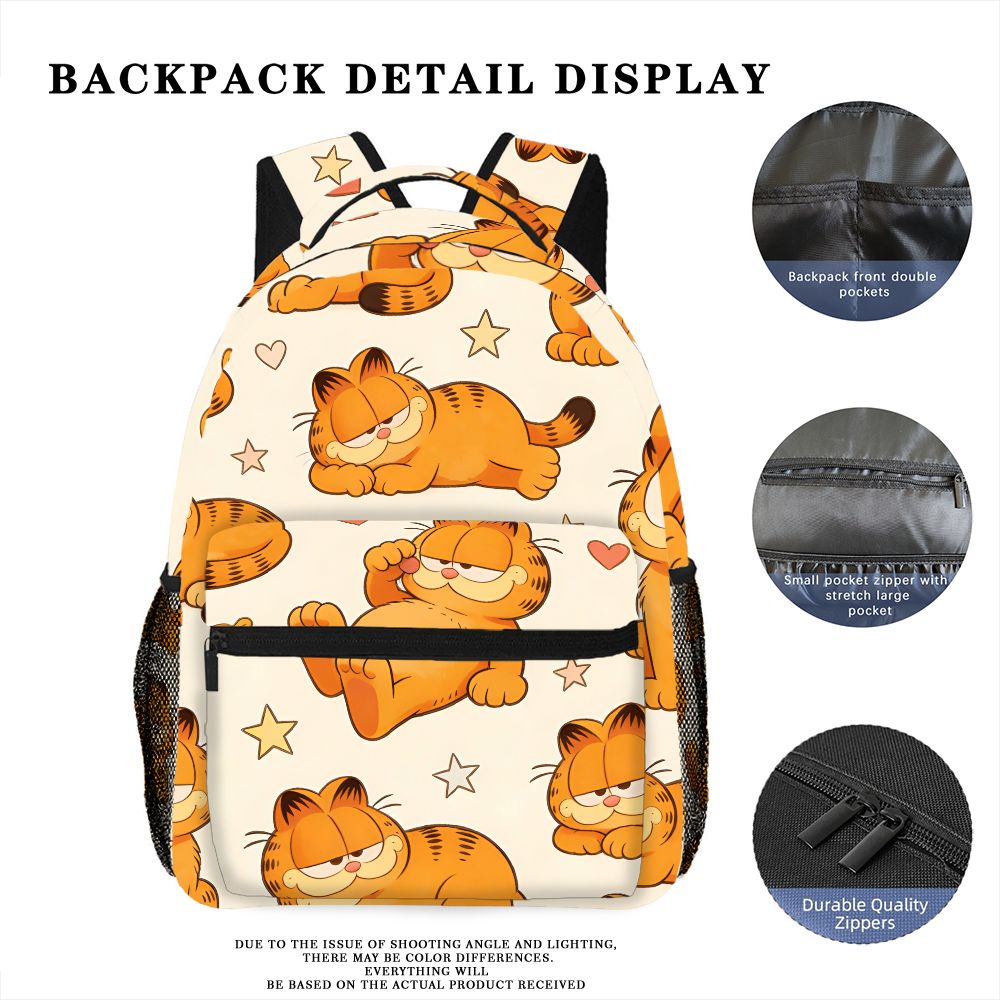 Grappige luie Garfield-rugzak  - Travel Packing Accessories recensie en prijs