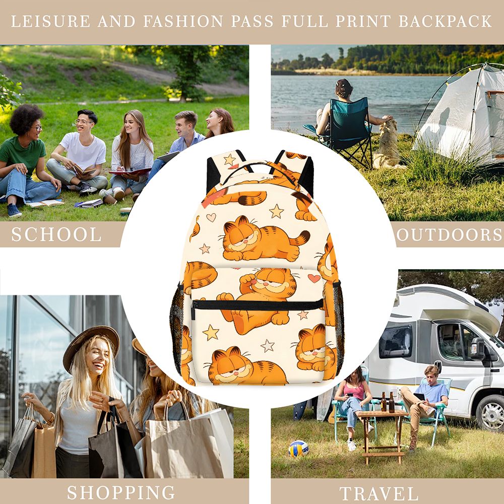 Grappige luie Garfield-rugzak  - Travel Packing Accessories recensie en prijs