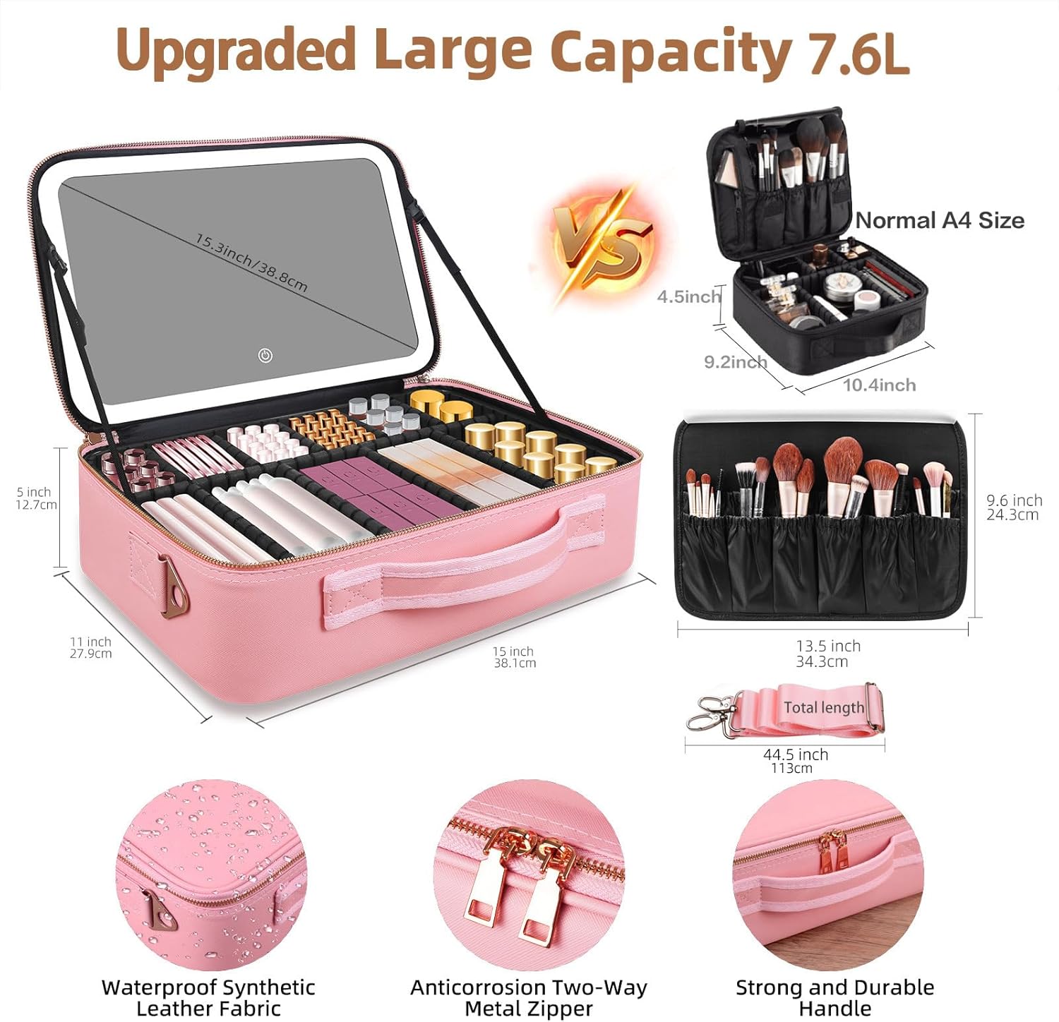 Grote capaciteit make-up tas 1 - Travel Packing Accessories recensie en prijs